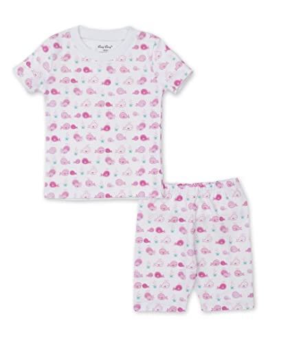 Kissy Kissy Girls Toddler Whale Watch Print Short Pajamas Set