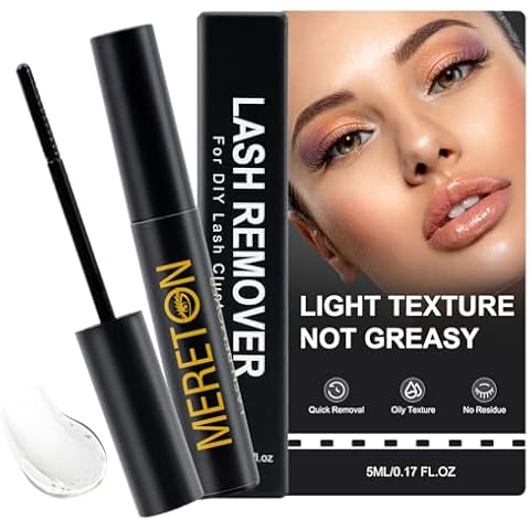 Lash Remover for Cluster Lashes 5ml Lash Cluster Remover Non-Irritating Oil Lash Glue Remover Easy Removal Gentle Cluster Eyelash Remover Lash Remover for Lash Extensions at Home Cover