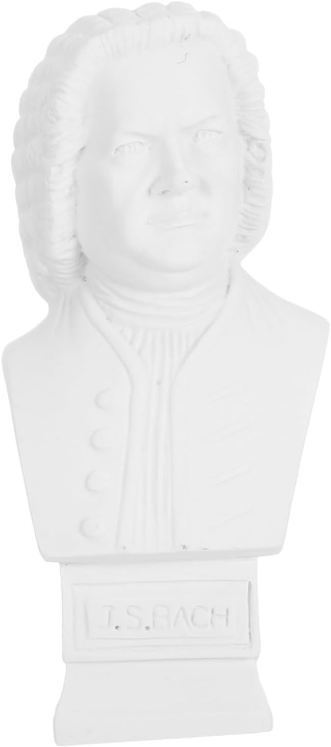 Ciieeo Bust Statue of Resin Musician Figurine European Home Decor Resin Sculpture for Photography