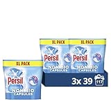 Persil Non Bio 3 in 1 Washing Capsules laundry capsules gentle next to sensitive skin for outstanding stain removal in quick & cold washes 117 washes (3x 39)