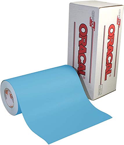 ORACAL 813 Stencil Film Roll 12ft x 10ft Light Blue