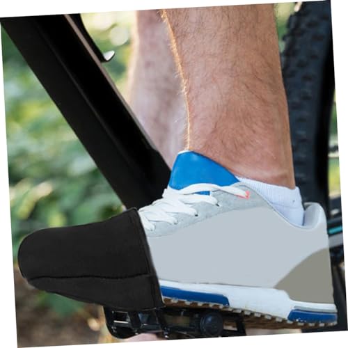 Cubiertas térmicas para medias zapatillas de ciclismo, impermeables, cortaviento y cálidas, de material suave, resistentes al agua y a las manchas para uso al aire libre miniatura 6