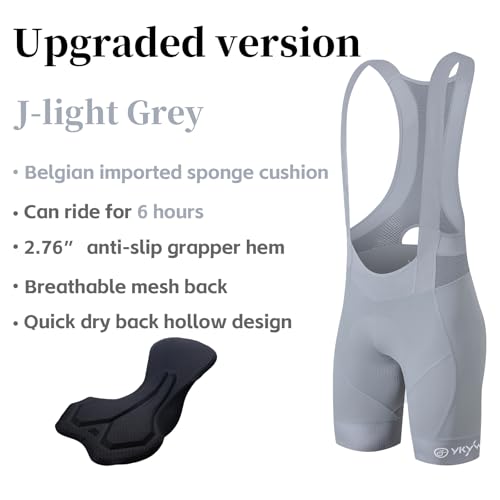 Image of Cycling Bib Shorts for Men - Road Bike Bicycle Breathable Padded Riding Tights