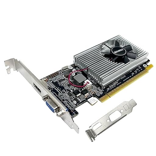 QTHREE Geforce GT 210 1G D3 64-bit Tarjeta Grafica, 1x HDMI, 1x VGA, Low Profile Tarjeta Grafica para Mini pc, PCI Express x16, DirectX 10 | Ya disponible en tu tienda friki favorita! En mundofriki.es!