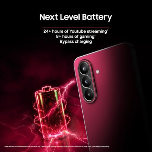 Image of Samsung Galaxy M47 5G (Blaze Blue, 8GB RAM, 256GB Storage)| Powerful Snapdragon Processor| Fast LPDDR5x RAM,UFS 3.1 Storage| Gorilla Glass Victus+| IP64| Super AMOLED Display| 50MP OIS|AI| Gemini Live