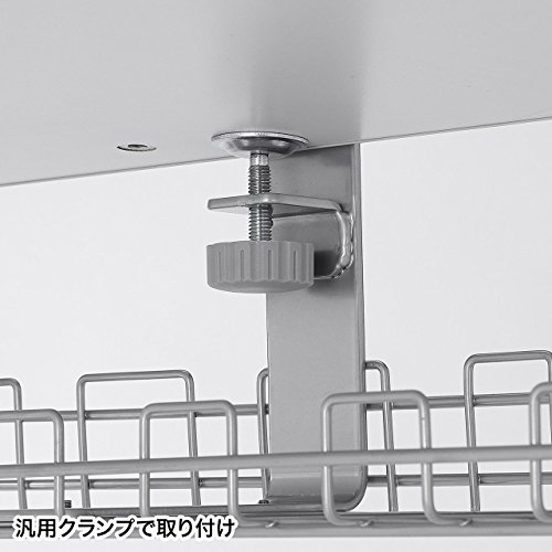 サンワサプライ ケーブル配線トレー ワイヤー Lサイズ 汎用タイプ CB-CT3 商品画像3