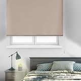 Blindecor roleta nieprzezroczysta Premium | Kolor kości słoniowej | 65 x 165 cm (szerokość na wysokość) Rozmiar tkaniny 62 x 160 cm | Nieprzezroczysta roleta z rurką 38 mm, bardziej wytrzymała i
