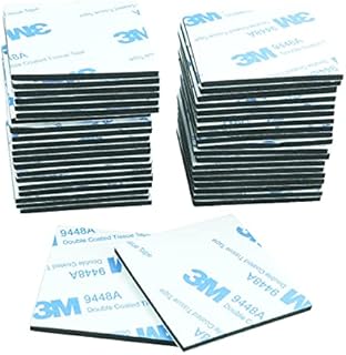 ZALUJMUS 40 Pieces Double-Sided Sticky Foam Pads Adhesive Tape, Black Foam Strong Pad Mounting Adhesive 40 * 40mm