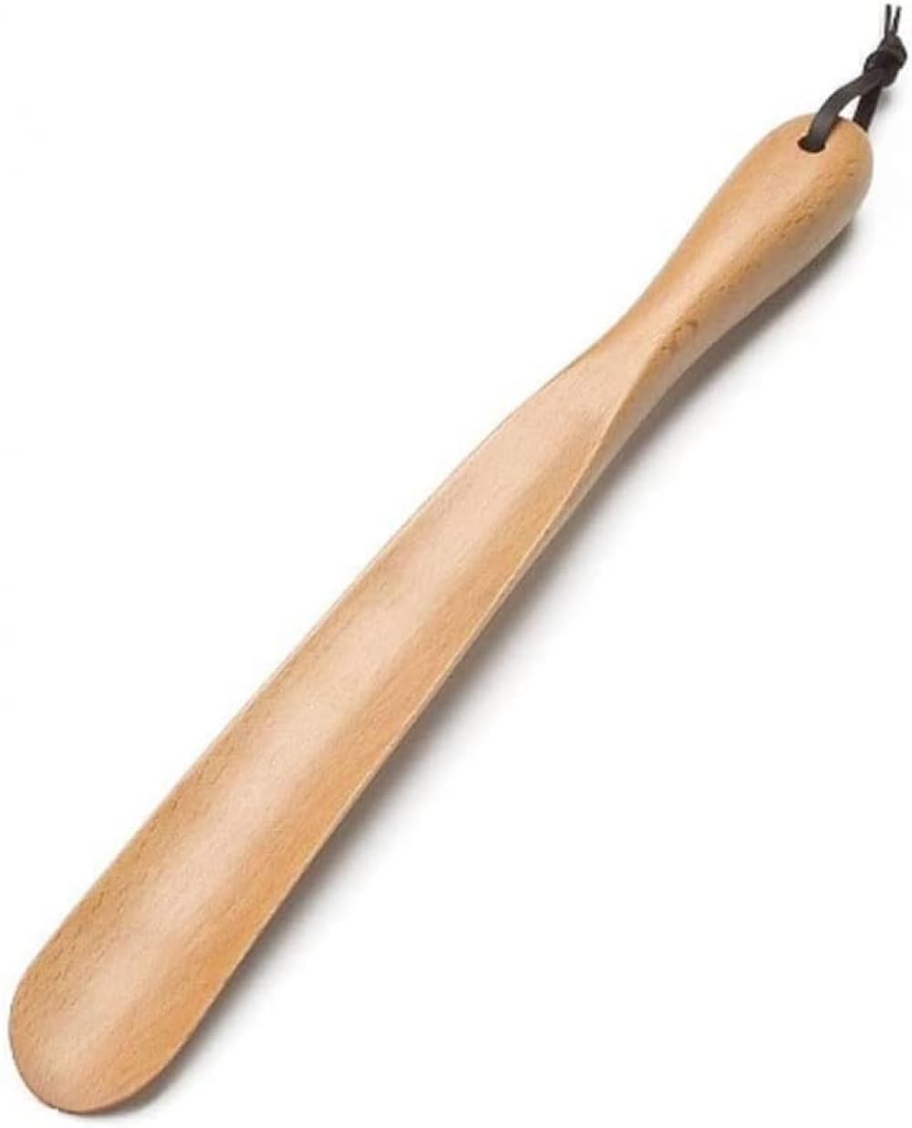 Calzador, Calzador Largo, Calzador de Mango Largo, Calzador portátil y Personas Mayores for Zapatos fáciles de Usar, Calzador de Madera de Mango Corto, for Hombres