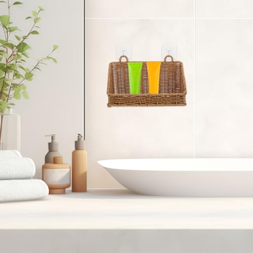 Cesta de almacenamiento plástico Luxshiny organizadora boho 7