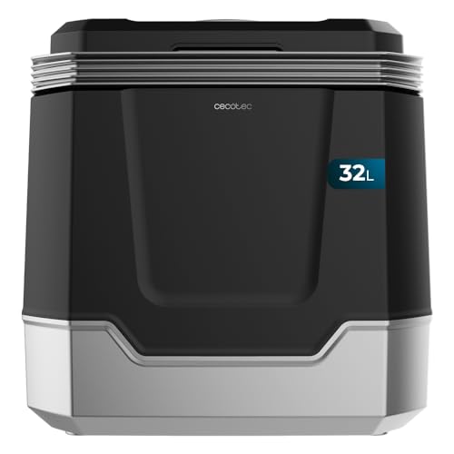 Cecotec Mini Réfrigérateur Portable de Voyage 32 L Bolero TravelCooling 32L. 12V-220V, Voitures et Caravanes, Refroidissement et de Chauffage, Plage de Température de 8 à 65º, Isolation en Mousse PU