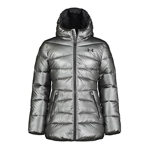 Under Armour Women's Quilted Puffer Jacket, Front Pockets & Hooded Back, Mid-Weight & Water Repellent