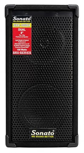 SONATO PA Sound Column Speaker 8 Inch Dual Professional Speaker, ...
