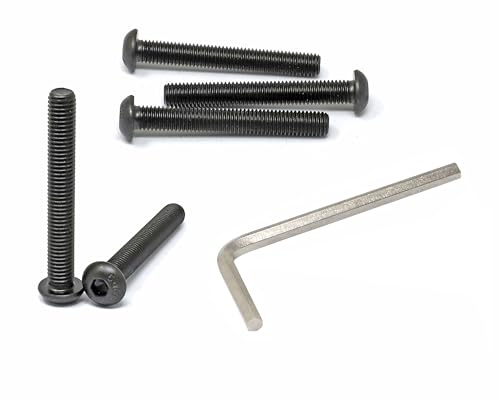 iexcell 5�� M10 x 75mm �˂��s�b�` 1.5mm �����| 10.9�O���[�h �Z�p�\�P�b�g �{�^���w�b�h �L���b�v �l�W �{���g �L�b�g ���_���d�グ