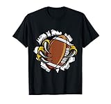 Football Ball Eagle Claw Talons Tearing Background