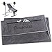 Produktbild DUNSOO Fitness Handtuch I 120x50cm I Mikrofaser Sporthandtuch mit Reißverschlusstasche für Fitnessstudio und Training I Gym Handtuch (Dunkelgrau)