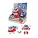 Super Wings EU730220 Polizia Patrol Jett, 12,7 cm, colore rosso