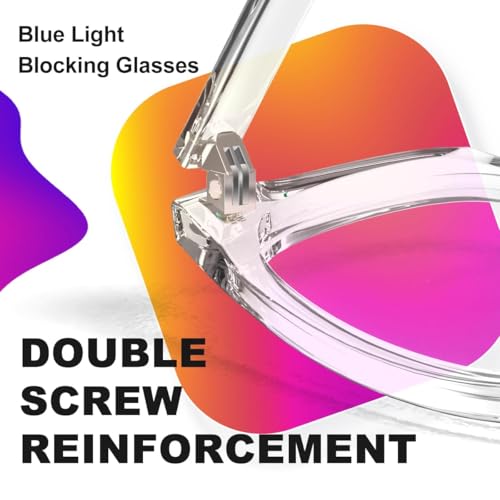 Image of VISOONE Blue Light Blocking Glasses Square with Anti Computer Glare for Gaming Women and Men MONTANA