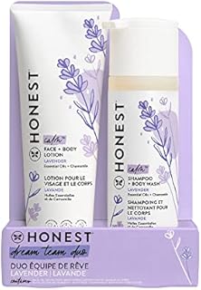The Honest Company Shampoo + Lotion Set, Lavender, 18.5 Fl. Oz.