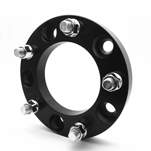 車用ホイールスペーサーシム 鍛造ホイールスペーサー 5x139.7 CB 108mm M12x1.25 スズキに適合する ジムニーに適合する ソレントに適合する シボレーに適合する ニバに適合する トラッカーに適合する(Athletic Black 25m