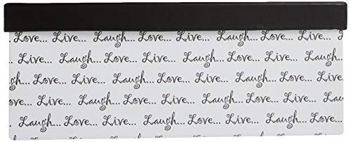 Pioneer Photo Albums B-1BW Fotoaufbewahrungsbox, „Live, Laugh, Love“-Design