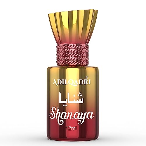 Adilqadri Shanaya Luxury Unisex 100% Alcohol Free Long Lasting Attar Perfume Long Lasting Fragrance Natural Distiled for All Occasions (12 Ml/0.4 Fl Oz)