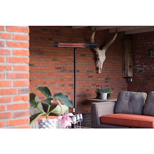 Vetnasa Sunred Calefactor pie Royal Diamond Dark Oro Rosa Carbono Negro 2500 W