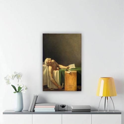 La Mort de Marat tableau imprimé Jacques Louis David pour salon - 6