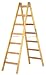 Produktbild Brennenstuhl Holz-Stehleiter 2x7 Sprossen (Holzleiter, 1,84 m hoch, max. 150 kg belastbar)