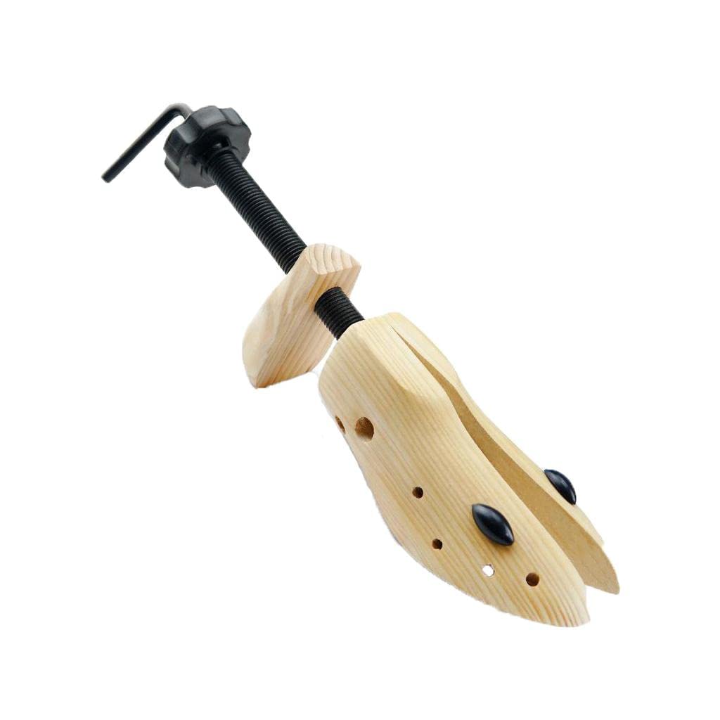 LOVIVER Embauchoir Réglable Élargisseur de Chaussures En Bois de Pin Portable pour Conserver La Forme Des Boots et Prévenir Les Plis Adapté à L'Utilisation Qu