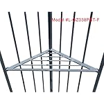 Canopy Top for Garden Treasures 10 ft x 10 ft Brown Metal Square Semi- Gazebo Model #L-GZ038PST-F (Tan) (Fabric TOP ONLY) - Image 5