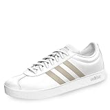  adidas Vl Court 2.0 Zapatillas de Skateboard Mujer, Blanco (Ftwr White/Platinum Met./Ftwr White Ftwr White/Platinum Met./Ftwr White), 36 2/3 EU