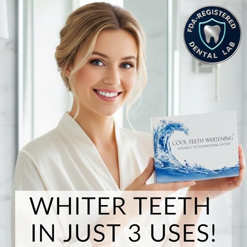 Image of Teeth Whitening Kit with LED Light and Trays, 44% Carbamide Peroxide Teeth Whitening Gel, Up to 25 At Home Whitening Treatments, Vegan Formula with Travel Case