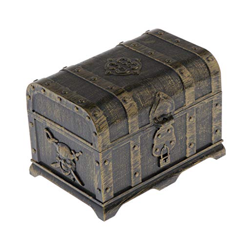 F Fityle 2x Baú Do Tesouro Pirata Para Procurar Tesouros/Dramatização/Jogo Em Família/Jogo Pirata