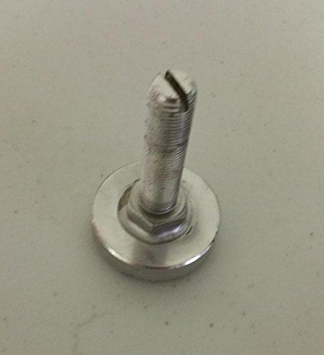 Original Brecknell Part# 41244-0042 Foot Assy (Mach-Slot) Non-Swivel Steel Foot 1/2-20 for Brecknell DCSB Pegasus Floor Scale Replacement Foot, New