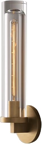 Vintage Simple Full Copper Light Aplique de pared de lujo dormitorio cabecera TV fondo pared pasillo pasillo entrada cristal luces de pared