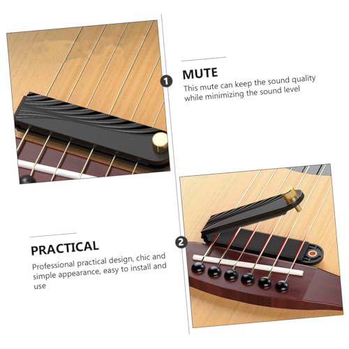 Sourdine simple pour guitare réduction bruit accessoire plastique éponge - 3