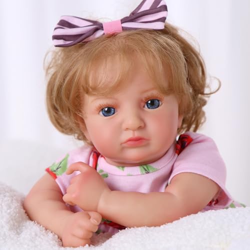 Muñeca Reborn de 20 pulgadas BABESIDE realista y posable miniatura 2