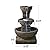PeterIvan Outdoor Waterfall Fountain - Relaxing Soothing Garden Fountain Patio Outdoor for The Garden&Patio with LED Lights and Charming Water Feature