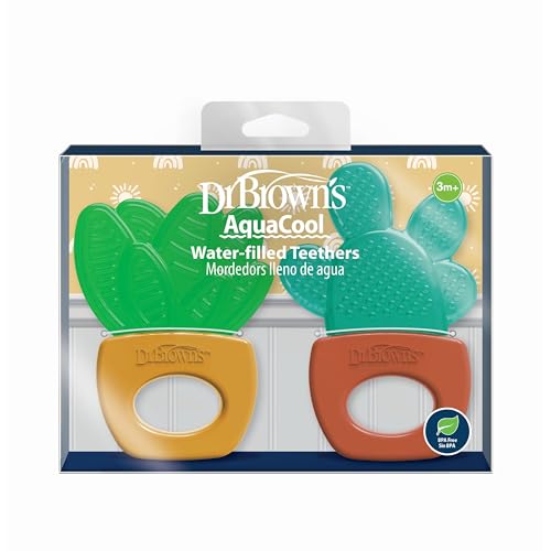 Dr. Brown's Aqua Cool Water-Filled Teether, Green Cacti, 4-Pack - image 8