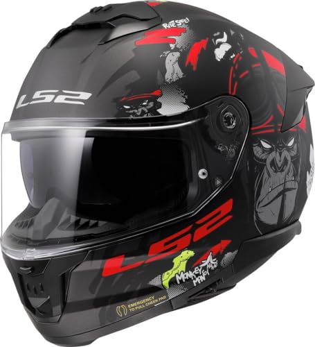 LS2 presenta il suo casco integrale, l' FF808 Stream II. Lo Stream II è un casco omologato 22.06 composto da una calotta KPA ad alta resistenza per una solidità assoluta e una visiera resistente ai graffi e ai raggi UV , predisposta pinlock 70 Max Vision. La sua visiera parasole interna ottimizza la visibilità durante tutte le tue avventure.