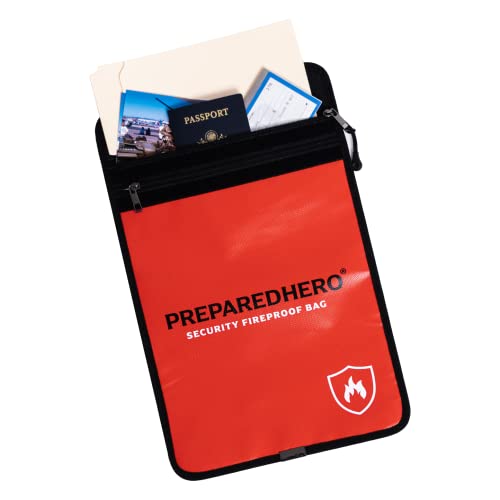 Sac ignifuge de rangement pour coffre-fort et protection des passeports