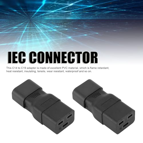Adaptateur IEC320 C14 vers C19 pour prise PDU de serveur informatique et UPS