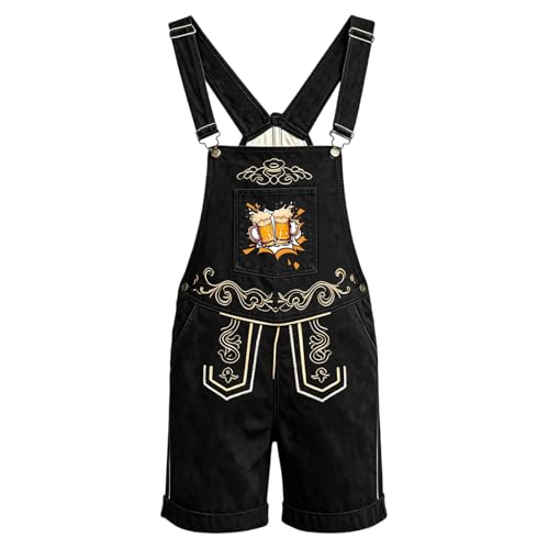 Lederhosen homme en cuir de vache avec bretelles assorties