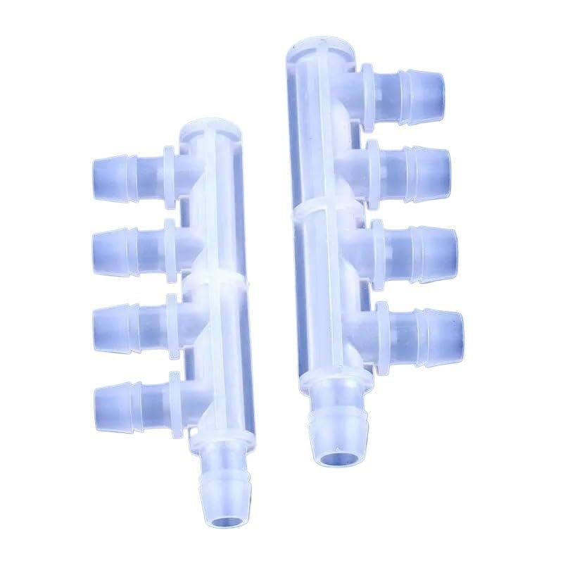Conector de manguera, Conector de manguera Pagoda PP 5 vías for acuario y jardín, 2,4-9, mm, paquete (200 unidades)(2.4mm,200 Pieces)