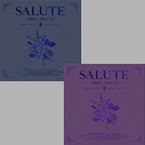 AB6IX [SALUTE] 3rd EP Album. [ROYAL+LOYAL] 2 VER SET. CD+Photo Book+Photo Card+Identification Photo+Post Card+Envelope+Sticker Set+Memo Board+AR Card+TRACKING CODE K-POP SEALED