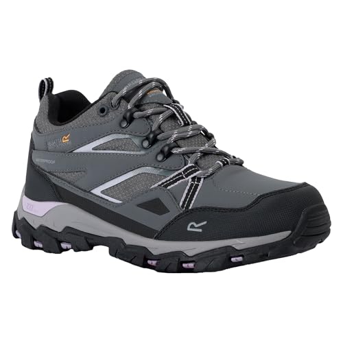 Image of Regatta Women's Holcombe Low III Walking Shoes Water Resistant Padded Durable Hiking Footwear
