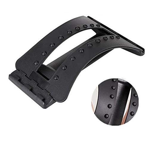 Magic Back Stretcher, ReachTop Lumbar Support Device Back Massager Posture Corrector for Upper and Lower Back Pain Relief, 3 Levels