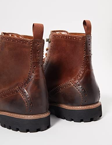 CLARKS Batcombe Lord Boots 8 D(M) US Dark Tan Leather | Image 6