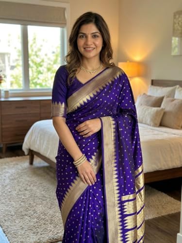 Generic pure silk saree in soft silk – image 2